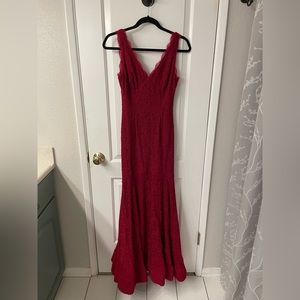 Adrianna Papell Dress, Size 2, Red